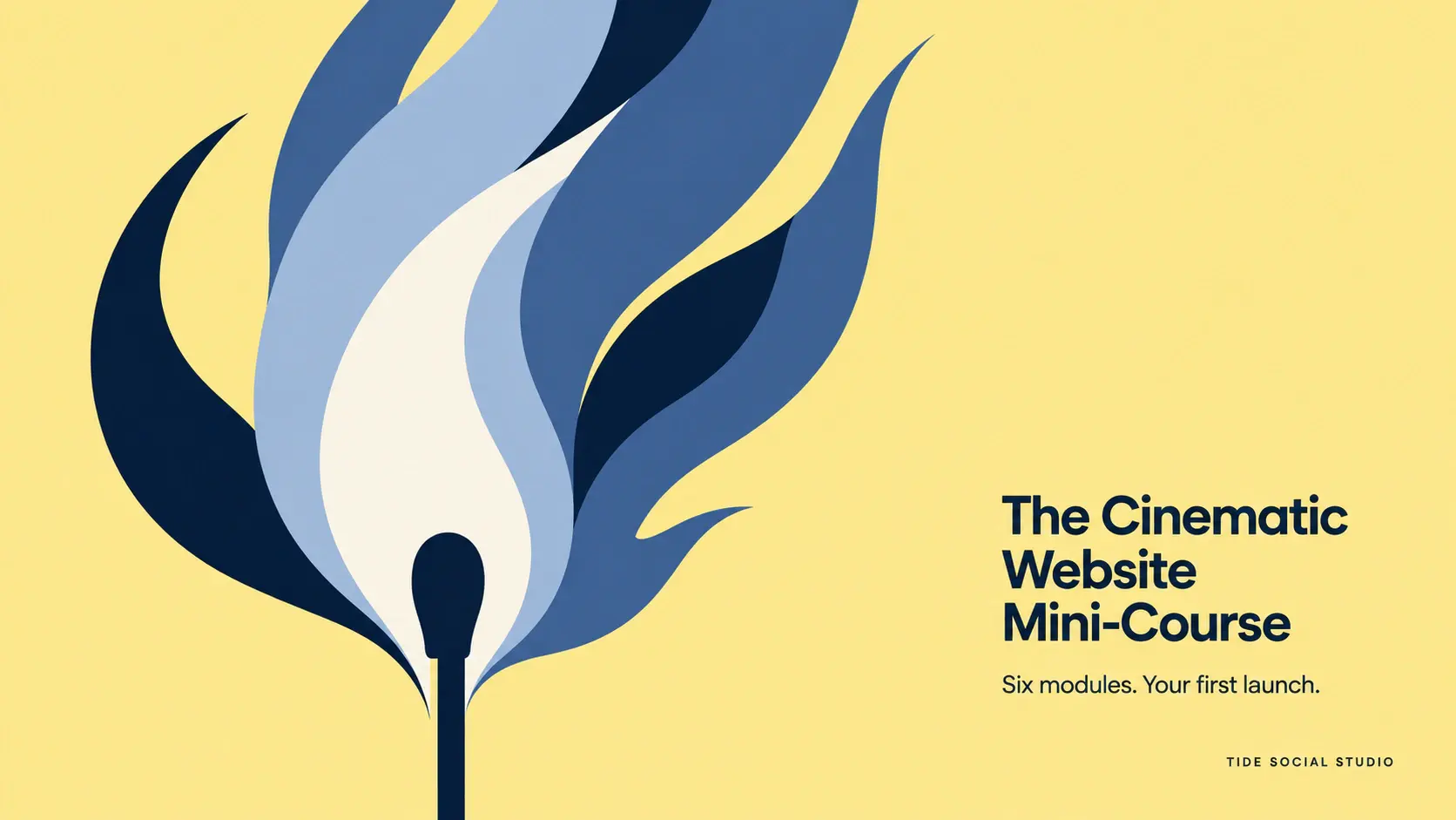 The Cinematic Website Mini-Course cover and course materials